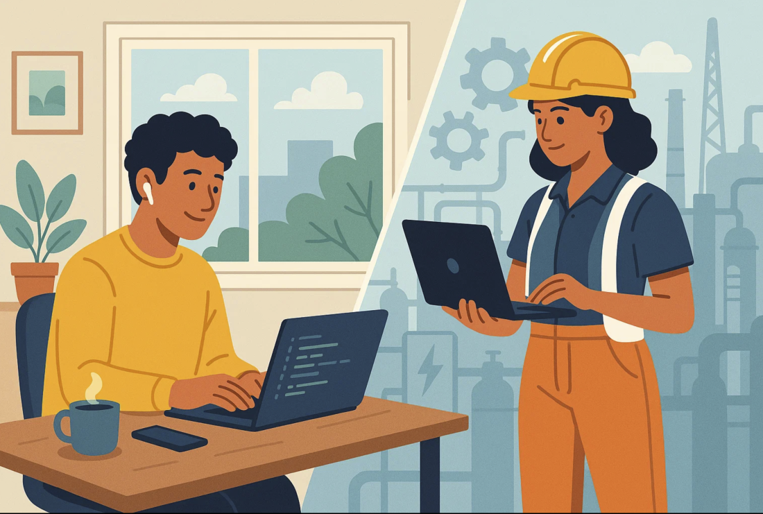 Is hybride werken in de technische sector mogelijk